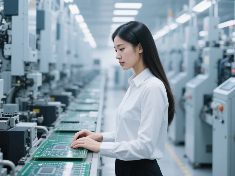 電子行業(yè)PCB印制電路板生產(chǎn)現(xiàn)場