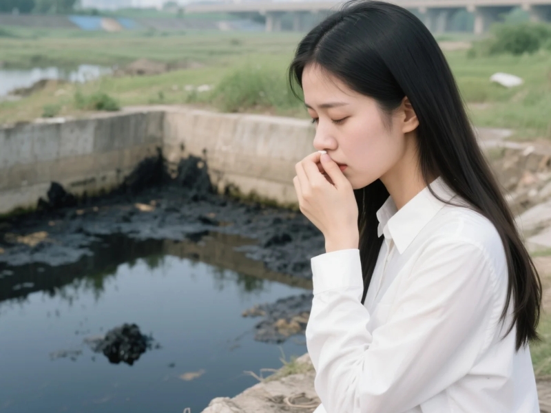 城市黑臭水體現(xiàn)場(chǎng)