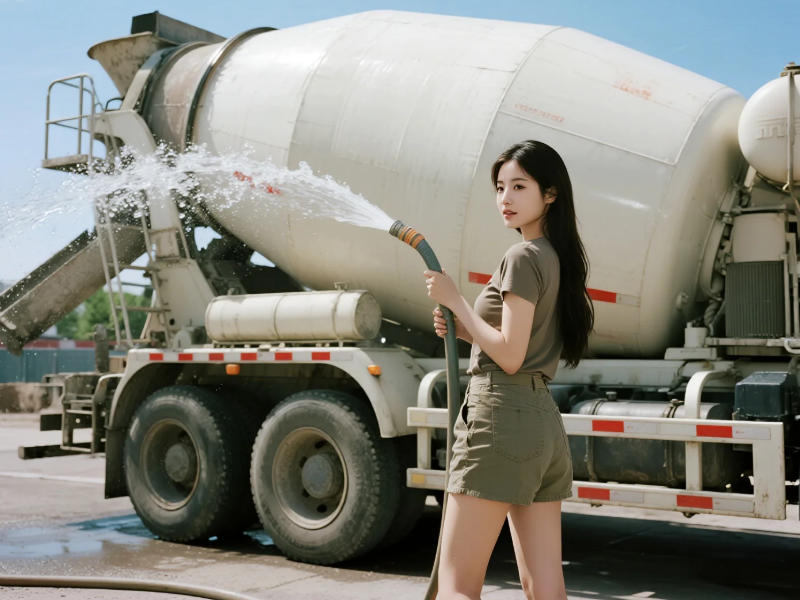 混凝土拌合現(xiàn)場