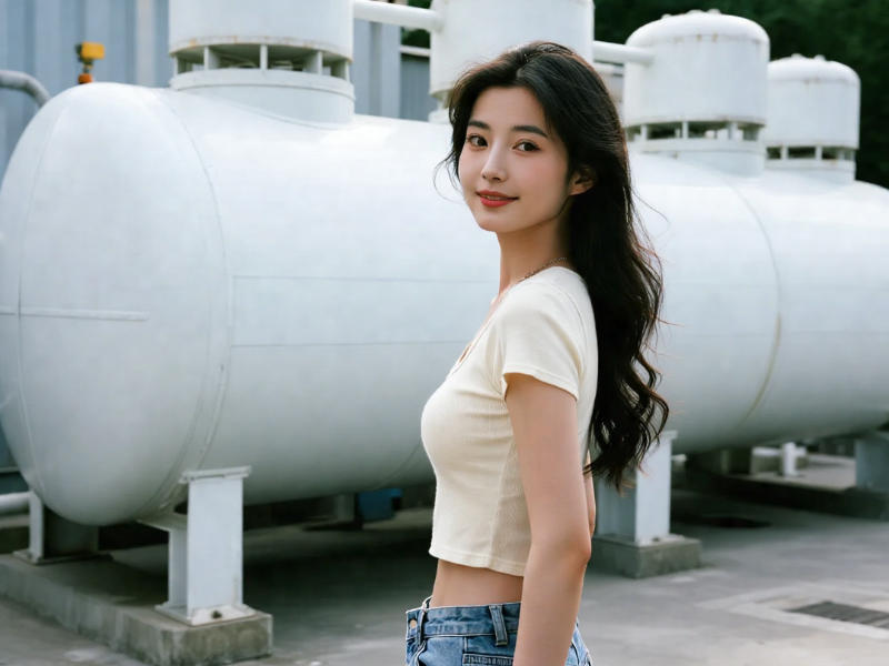 氬氣儲(chǔ)氣罐現(xiàn)場(chǎng)