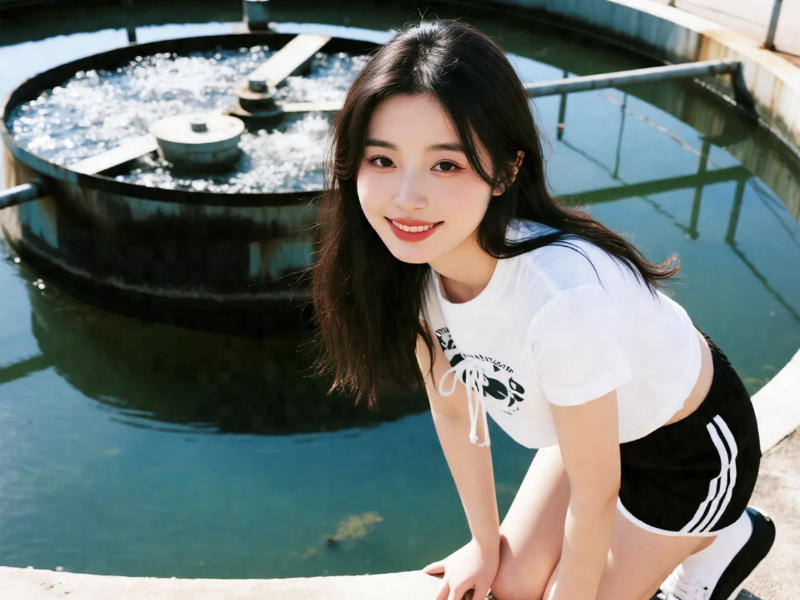 污水處理廠曝氣池現(xiàn)場(chǎng)圖