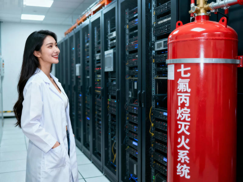 數據中心機房七氟丙烷滅火系統(tǒng)現場